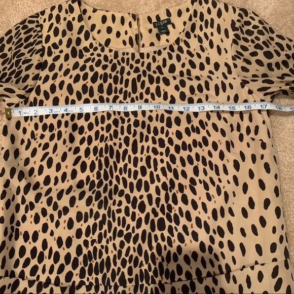 J Crew Factory Leopard Print Shift Dress - Picture 9 of 12